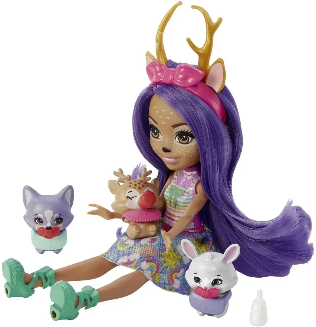 Кукла с аксессуарами Mattel Enchantimals Baby Best Friend Danessa Deer & Sprint HLK84 - 3