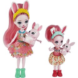 Set papusi Mattel Enchantimals Bree Bunny & Twist Bedelia Bunny & Tappy HCF84 Thumb
