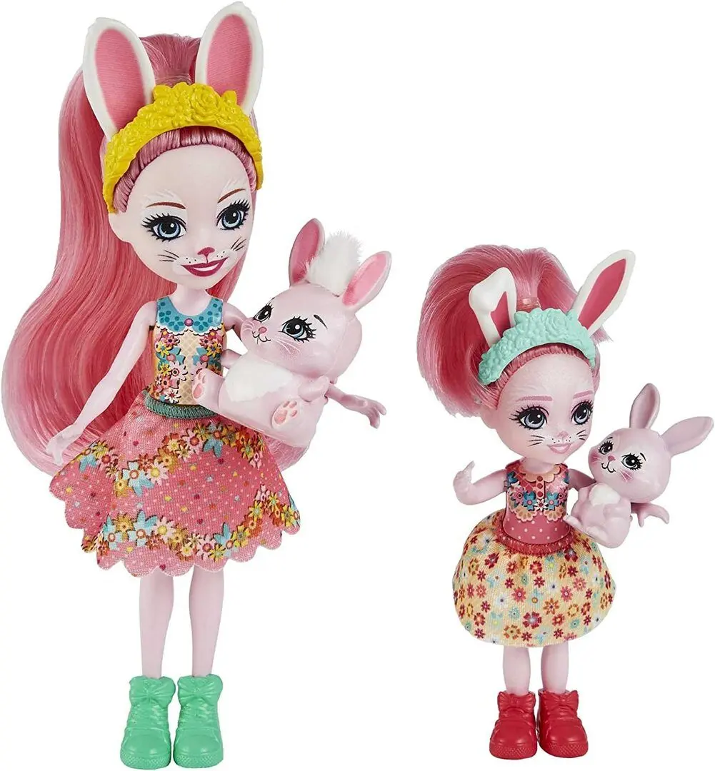 Set papusi Mattel Enchantimals Bree Bunny & Twist Bedelia Bunny & Tappy HCF84 - 2