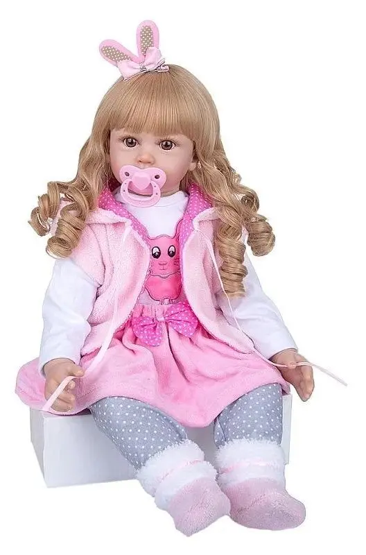 Кукла + игрушка-кролик Procart 545868 (White/Pink) - 3