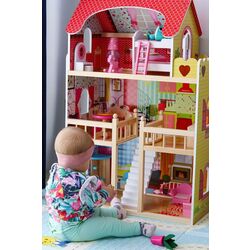 Casuta pentru papusi 4iQ Group Lena ZAB000001 (Pink) Thumb