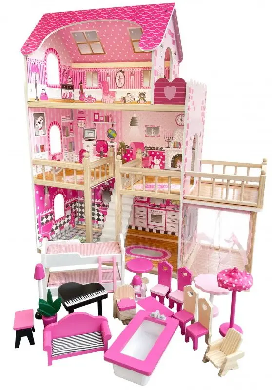 Casuta pentru papusi 4iQ Group Nadia ZAB000028 (Pink)