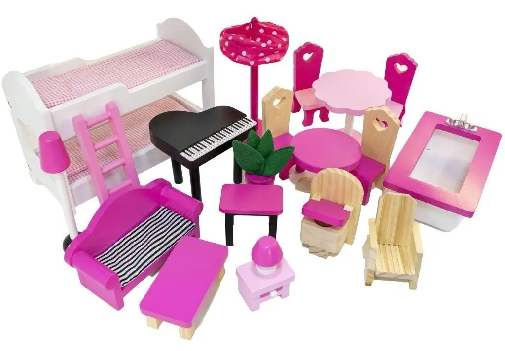 Casuta pentru papusi 4iQ Group Nadia ZAB000028 (Pink)