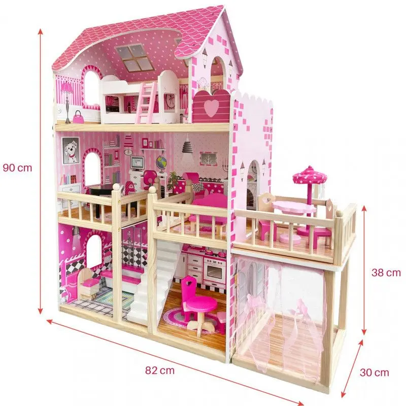 Casuta pentru papusi 4iQ Group Nadia ZAB000028 (Pink)