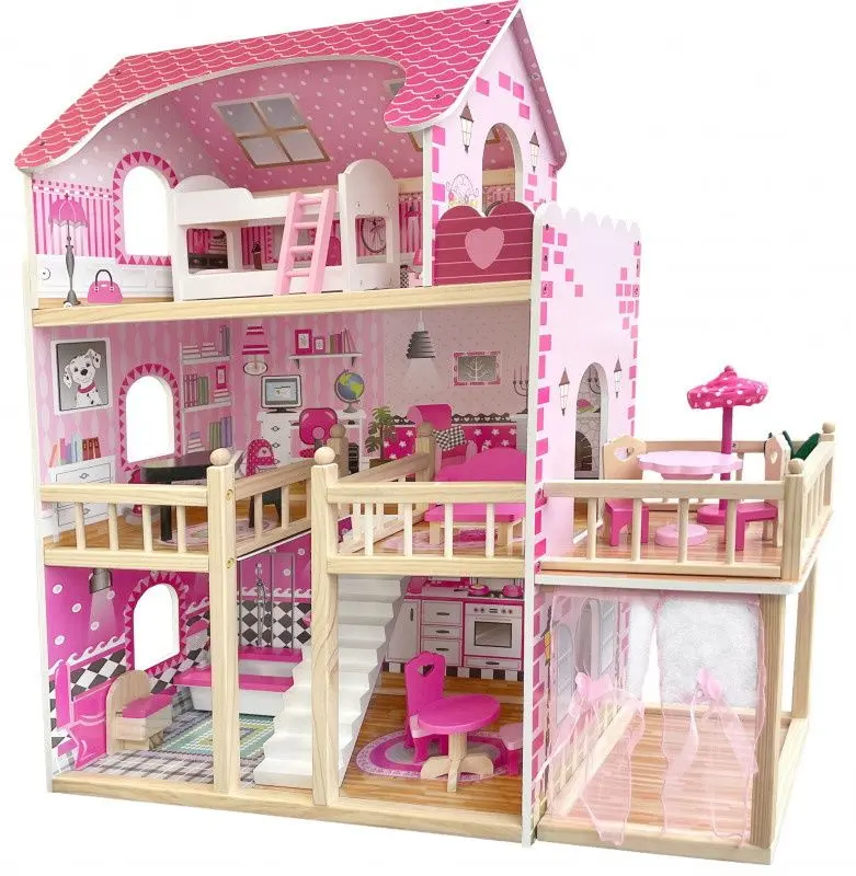 Casuta pentru papusi 4iQ Group Nadia ZAB000028 (Pink)