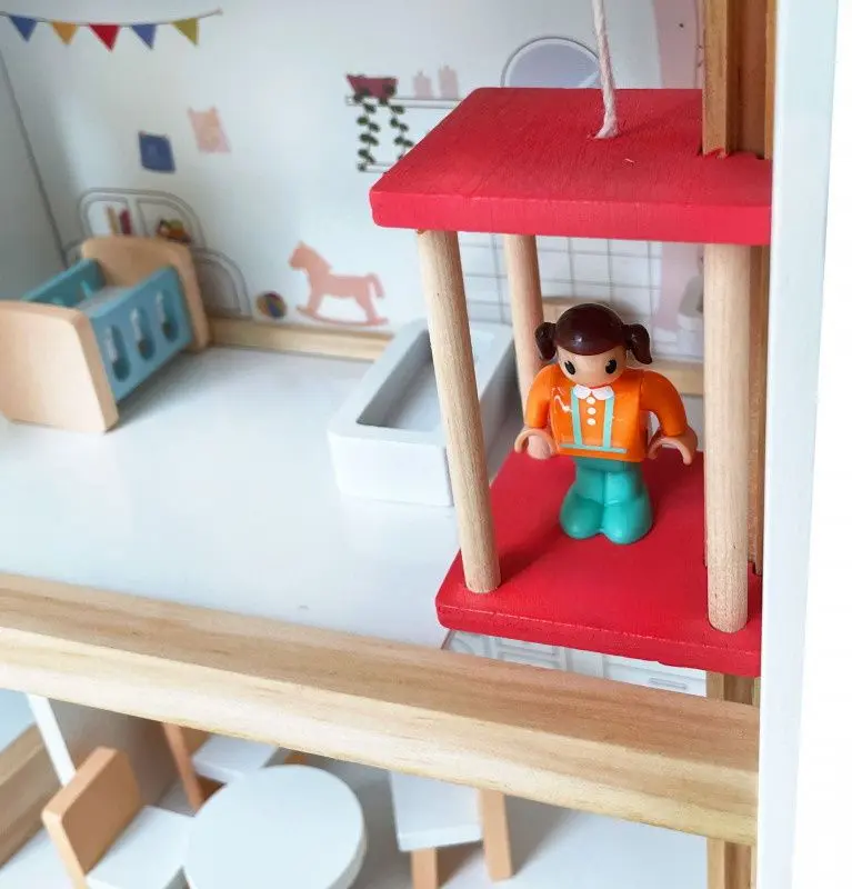 Casuta pentru papusi 4iQ Group Ula Z005919 (Blue/White)