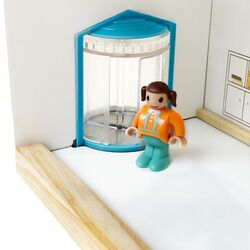 Casuta pentru papusi 4iQ Group Ula Z005919 (Blue/White) Thumb