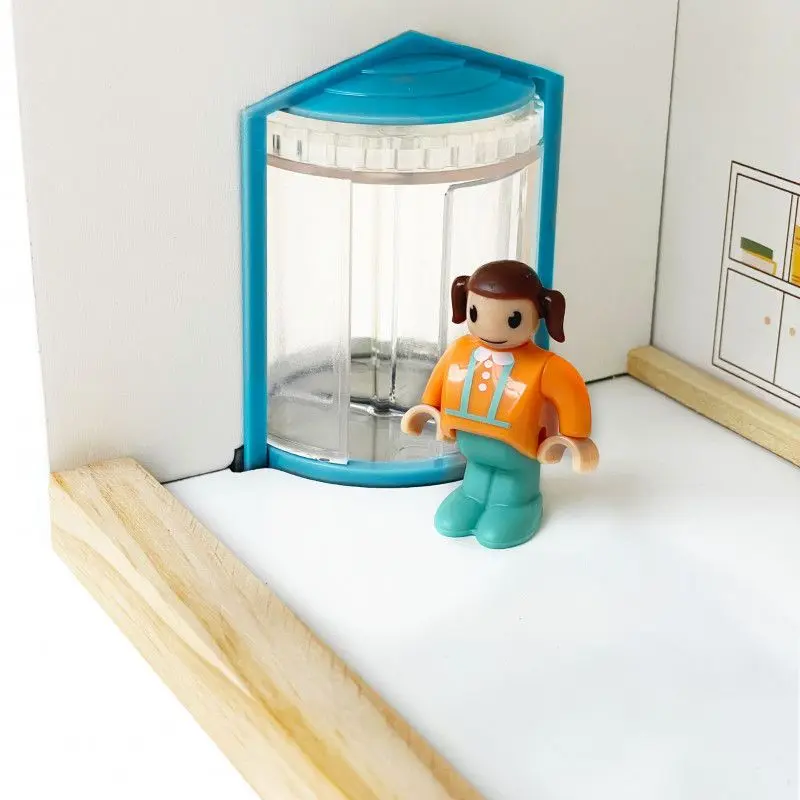 Casuta pentru papusi 4iQ Group Ula Z005919 (Blue/White)