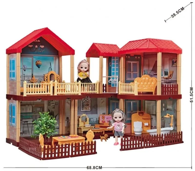 Casa pentru papusi Alibibi AAW591177 (Multicolor)