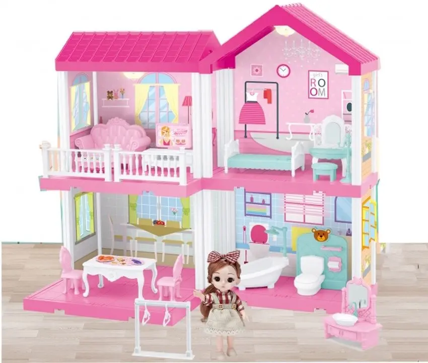 Кукольный домик Alibibi AAW591212 (Pink)