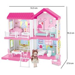 Кукольный домик Alibibi AAW591212 (Pink) Thumb