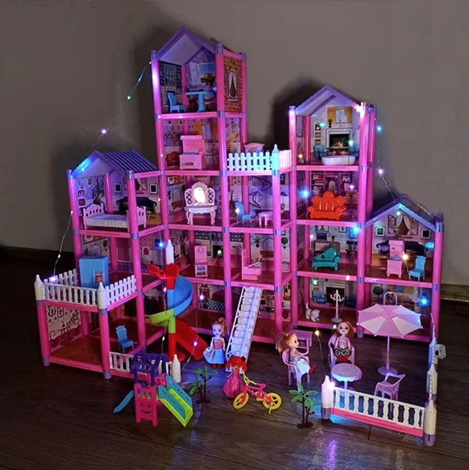 Casuta pentru papusi Alibibi ACH5283688 (Pink)