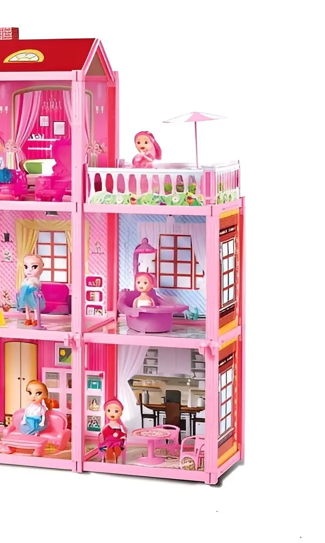 Casuta pentru papusi Alibibi ACH551638 (Pink)