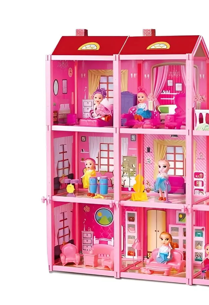 Casuta pentru papusi Alibibi ACH551638 (Pink)