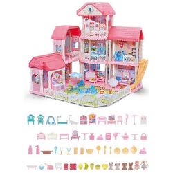 Casuta pentru papusi Alibibi ACH589317 (Pink/White) Thumb