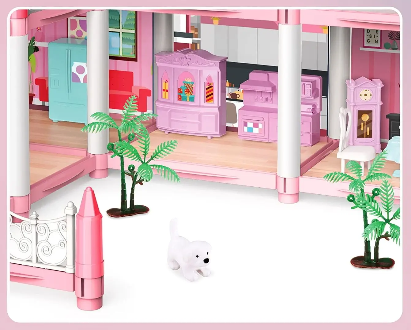 Casuta pentru papusi Alibibi ACYQ000005 (Pink)