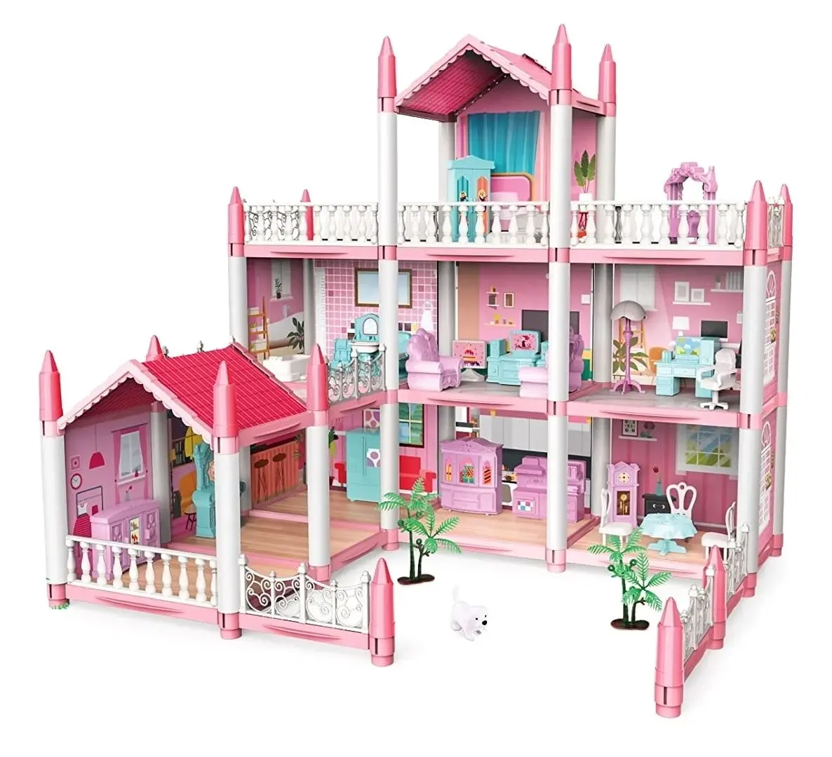 Casuta pentru papusi Alibibi ACYQ000005 (Pink)