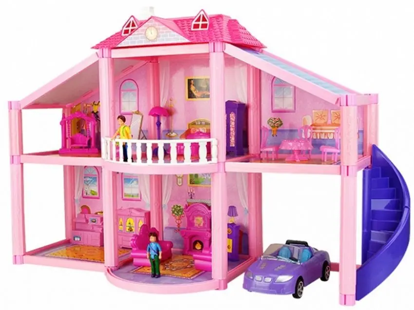 Кукольный домик AliBibi IZH263802 (Pink)