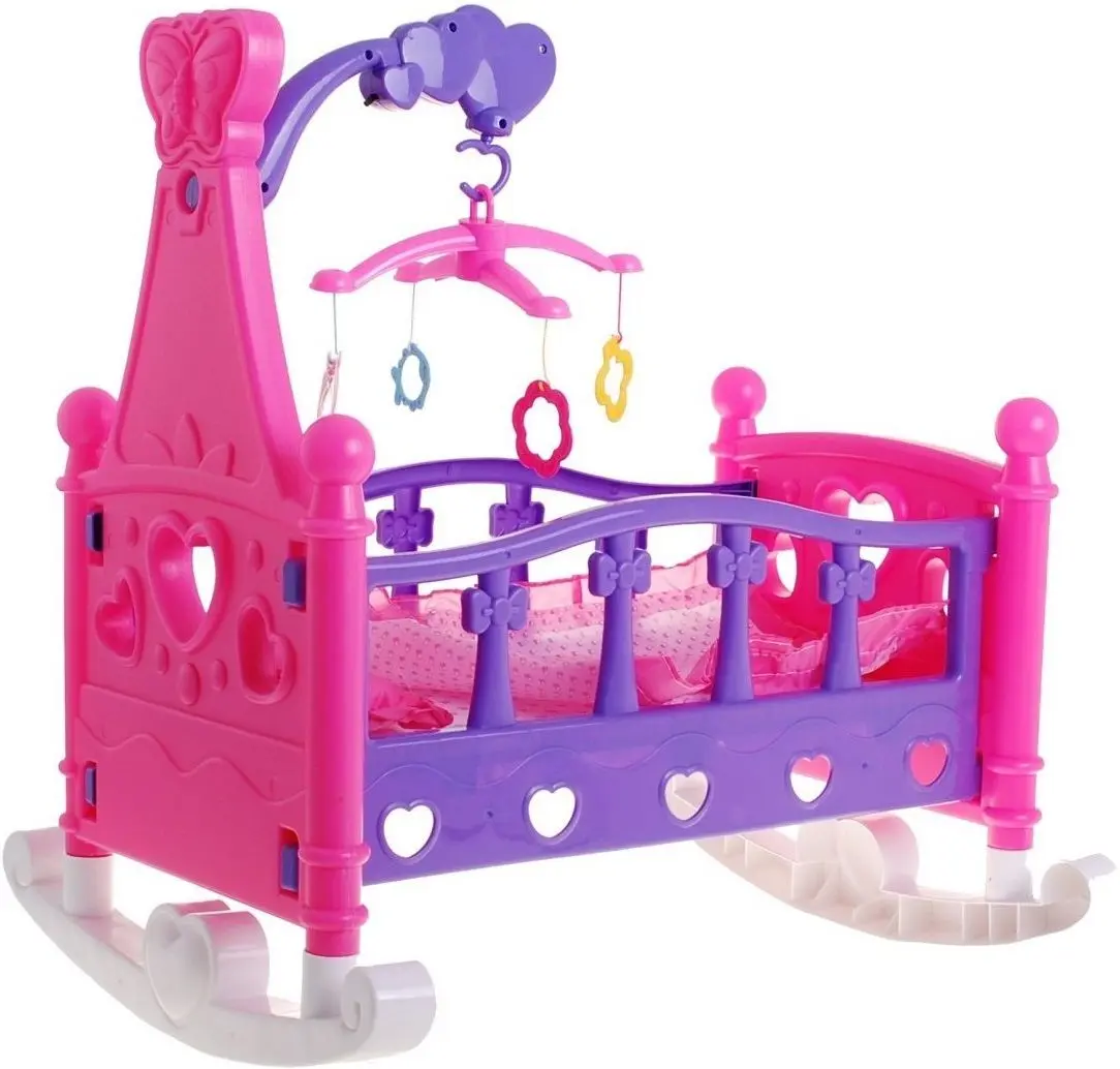 Patuc pentru papusa Mammy & Baby 661-03A (Pink/Violet) - 2