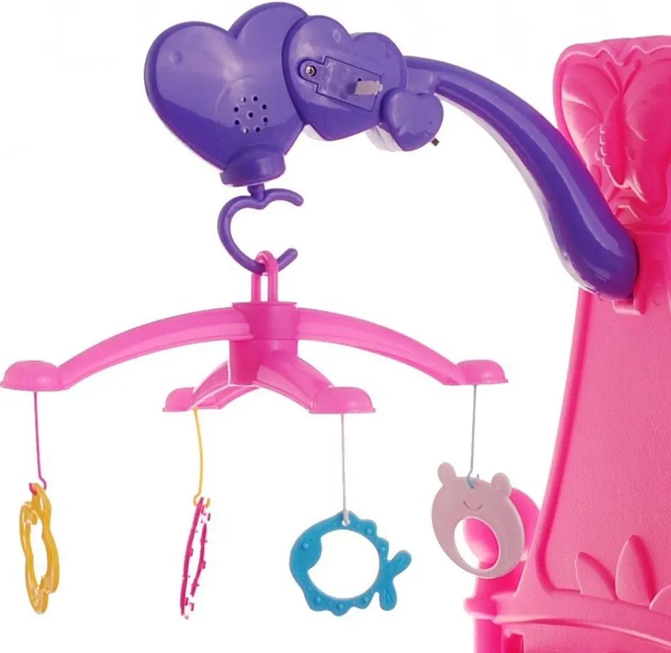 Patuc pentru papusa Mammy & Baby 661-03A (Pink/Violet) - 5