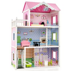 Кукольный домик Costway TP10169PI (Pink) Thumb
