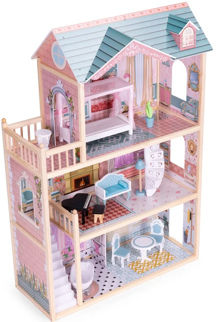 Casuta pentru papusi Ecotoys 8106 (Pink)