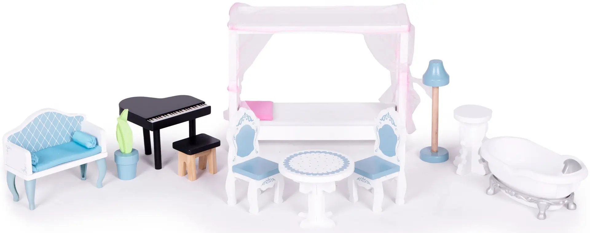 Casuta pentru papusi Ecotoys 8106 (Pink)