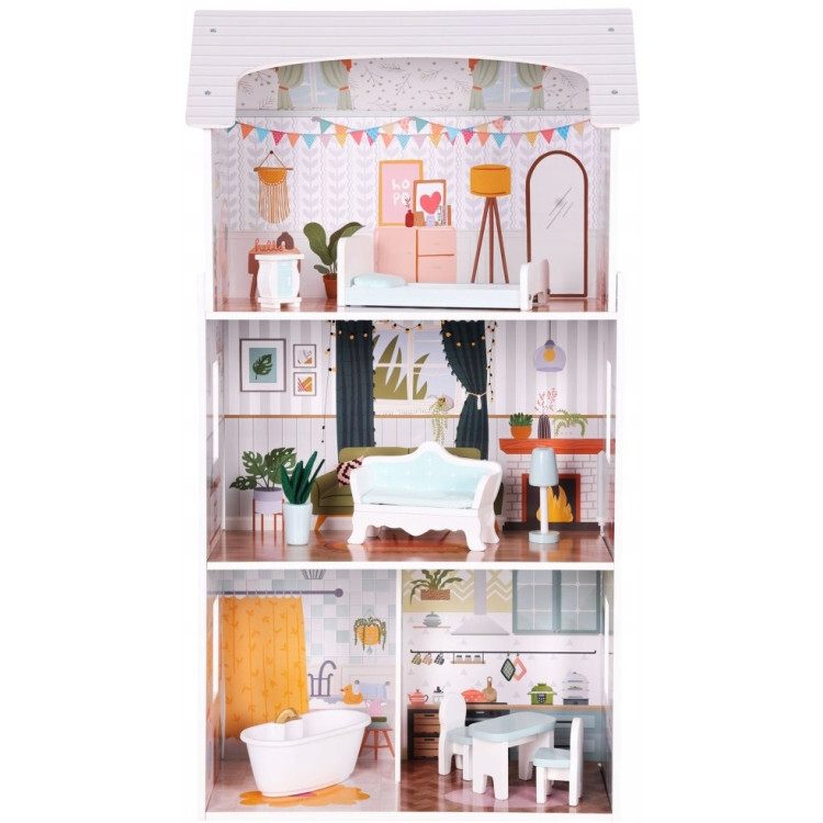 Кукольный домик Ecotoys Alice (Light Pink)