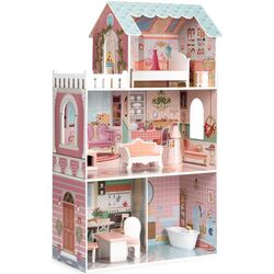 Кукольный домик Ecotoys D8112 (Pink)