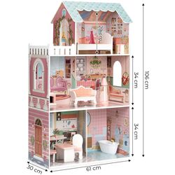 Кукольный домик Ecotoys D8112 (Pink) Thumb