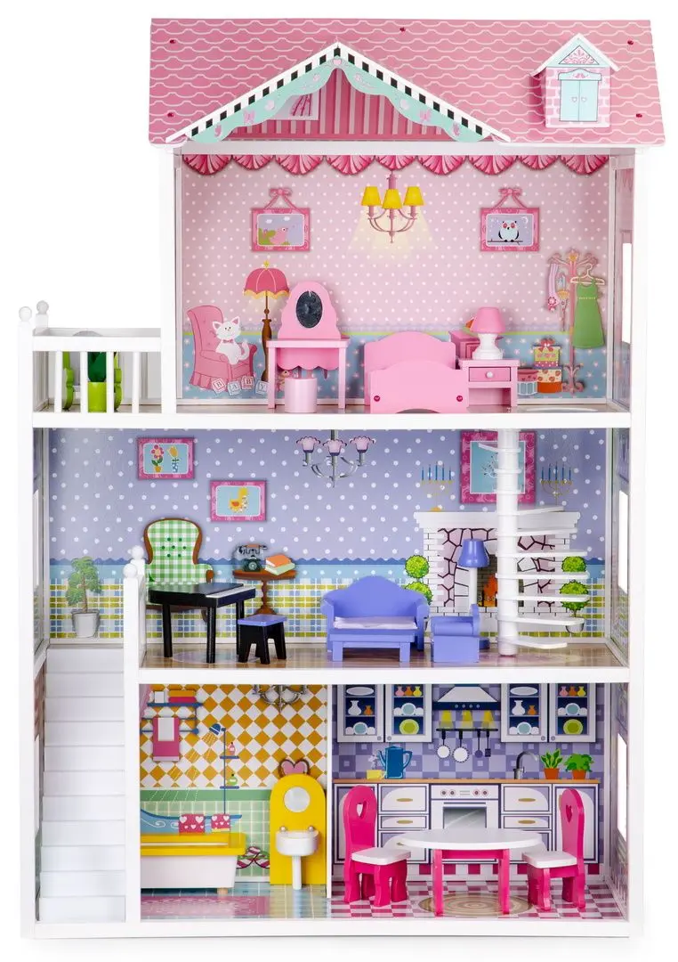 Casuta pentru papusi Ecotoys ECO0660 (Pink)