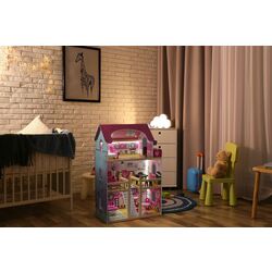 Кукольный домик Ecotoys HM006391 (Pink) Thumb