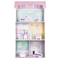 Casuta pentru papusi Ecotoys Residence Blueberry 4121 (Pink/Blue)