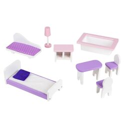 Кукольный домик Ecotoys Residence Blueberry 4121 (Pink/Blue) Thumb