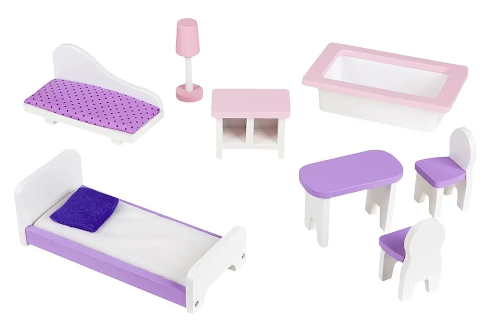 Кукольный домик Ecotoys Residence Blueberry 4121 (Pink/Blue)