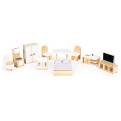 Casuta pentru papusi Ecotoys Residence Emma 8301 (Blue) Thumb