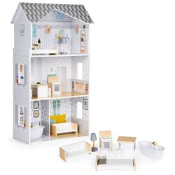 Casuta pentru papusi Ecotoys Residence Grace 8210 (Grey/White) Thumb
