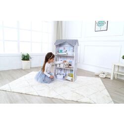 Casuta pentru papusi Ecotoys Residence Grace 8210 (Grey/White) Thumb