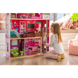 Кукольный домик Ecotoys Residence Malibu 4118 (Grey/Pink) Thumb