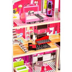 Кукольный домик Ecotoys Residence Malibu 4118 (Grey/Pink) Thumb