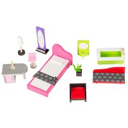 Кукольный домик Ecotoys Residence Malibu 4118 (Grey/Pink) Thumb