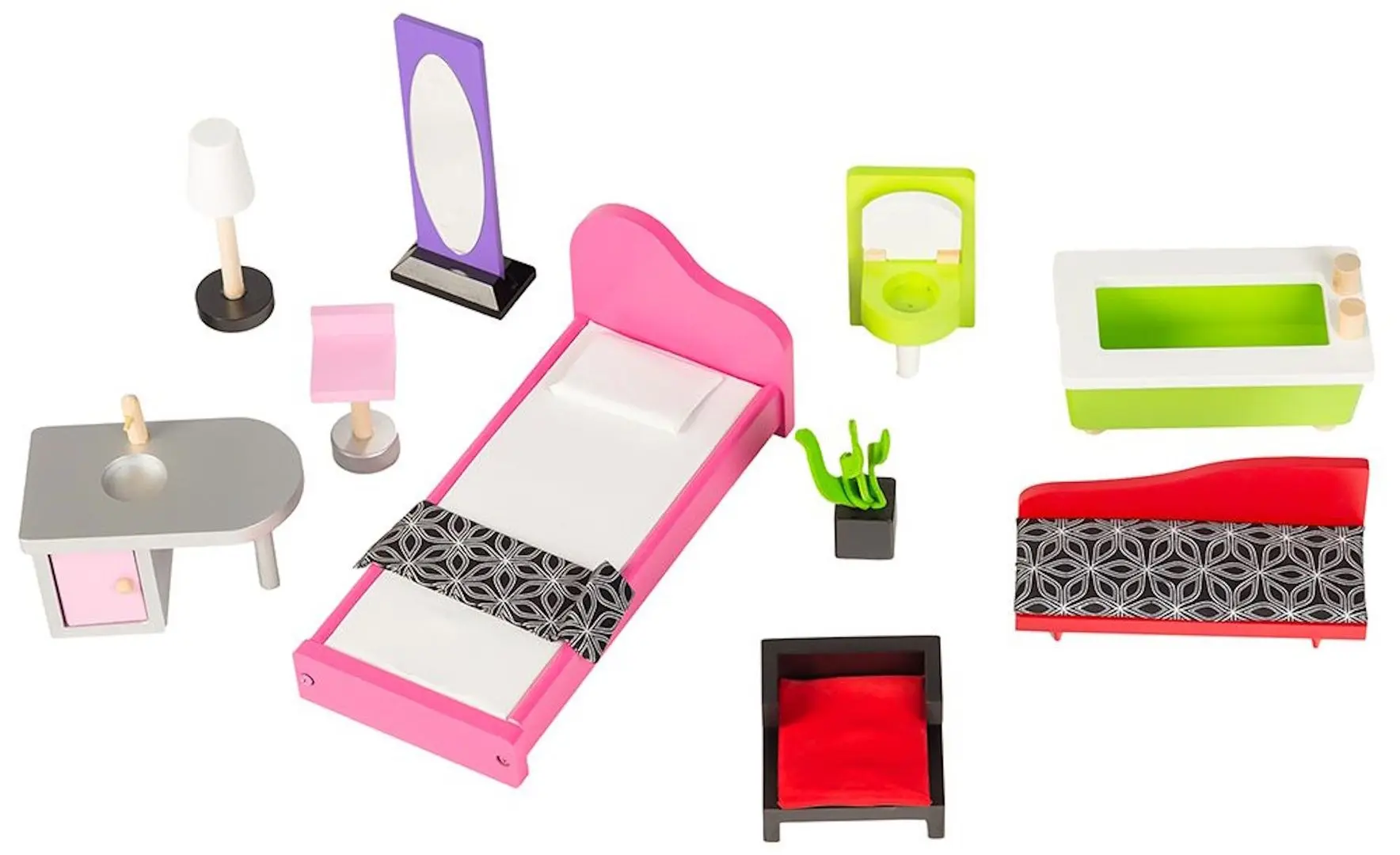 Кукольный домик Ecotoys Residence Malibu 4118 (Grey/Pink)