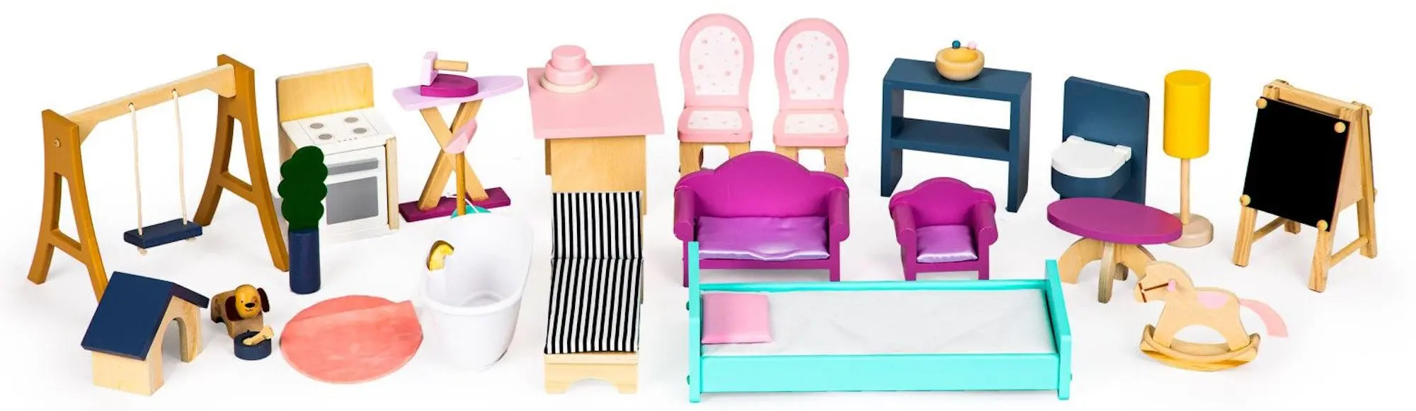 Кукольный домик Ecotoys Residence Maya 8101 (Blue/White) - 8