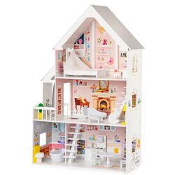 Casuta pentru papusi Ecotoys Residence Powder 4127 (White/Grey) Thumb