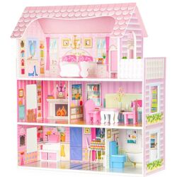 Casuta pentru papusi Ecotoys Residence Rozana W06A139 (Pink) Thumb