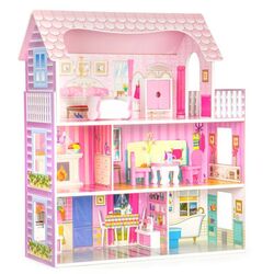 Casuta pentru papusi Ecotoys Residence Rozana W06A139 (Pink) Thumb