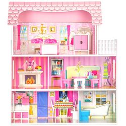 Casuta pentru papusi Ecotoys Residence Rozana W06A139 (Pink)