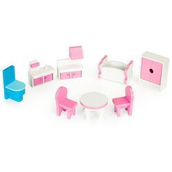 Casuta pentru papusi Ecotoys Residence Rozana W06A139 (Pink) Thumb