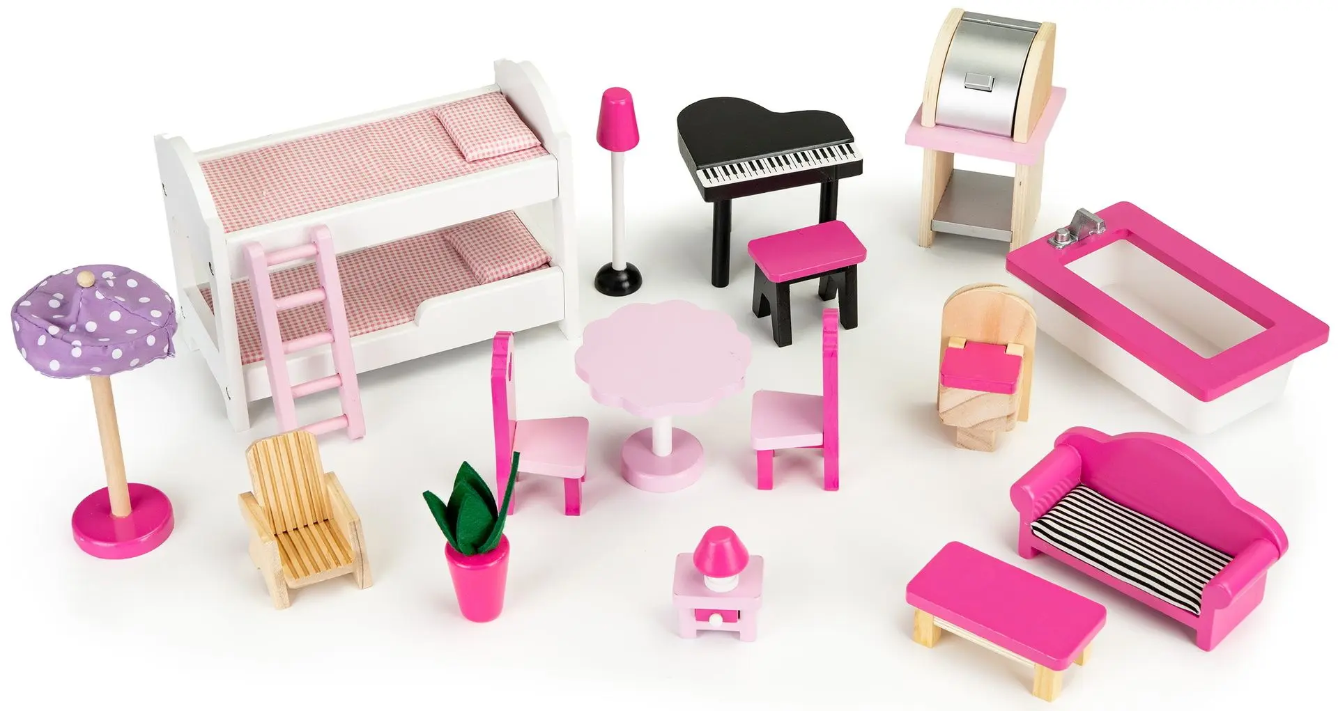 Кукольный домик Ecotoys TL49059 (Pink)