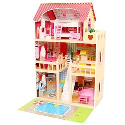 Casuta pentru papusi Ecotoys W06A333E (Pink)